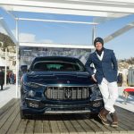 International Polo star Malcolm Borwick with Maserati Levante Royale - St. Moritz