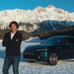 Slalom World Champion Giorgio Rocca with Maserati Levante Royale in St. Moritz (1)